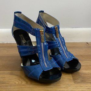 Blue Micheal Khors Heels